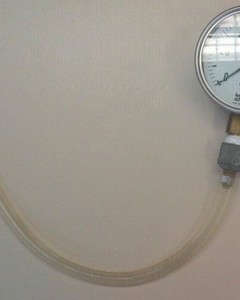 Manometer w/hose and measuring nipple JetMaster GP40-GP120